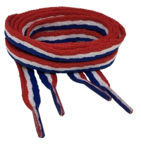 Red White Blue Shoelaces